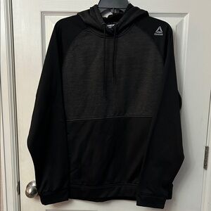 Reebok Charcoal and Black Pullover Hoodie